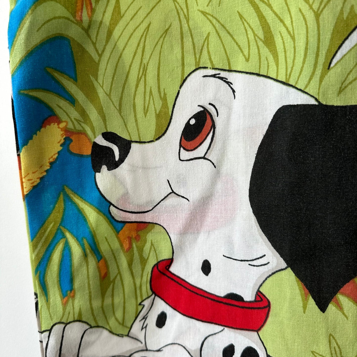 Camp shirt upcycled fr 101 Dalmations fabric - 2XL