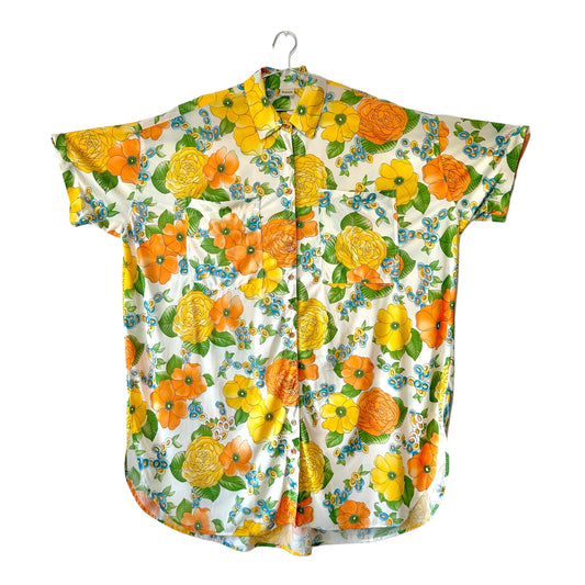 Astoria Rétro Floral Shirt Tunic