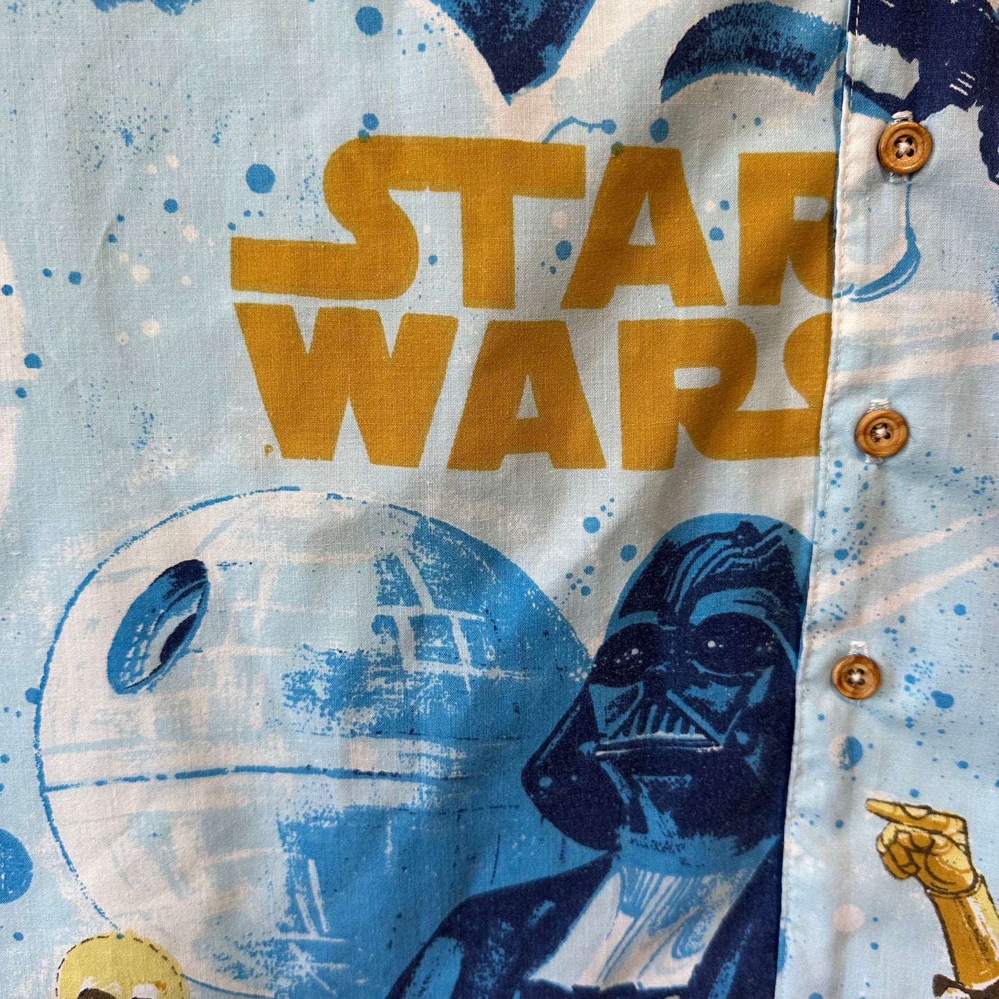 Camp shirt fr vintage Star Wars fabric - XL