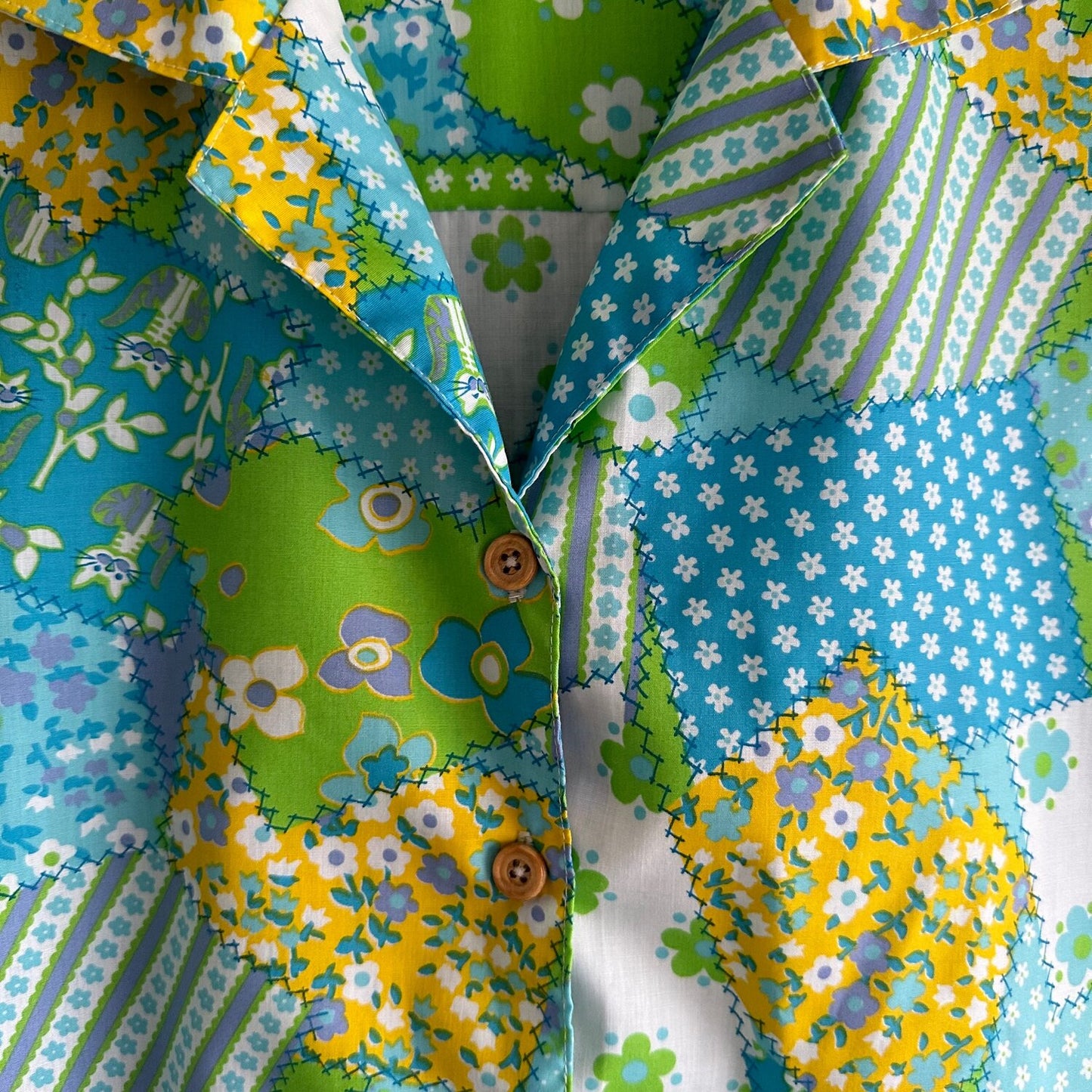 Crazy Quilt Camp Shirt - Size OSP