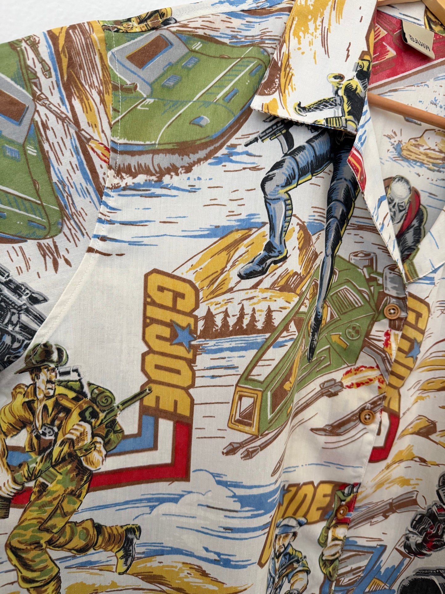 Camp shirt fr vintage GI Joe fabric - [XL]