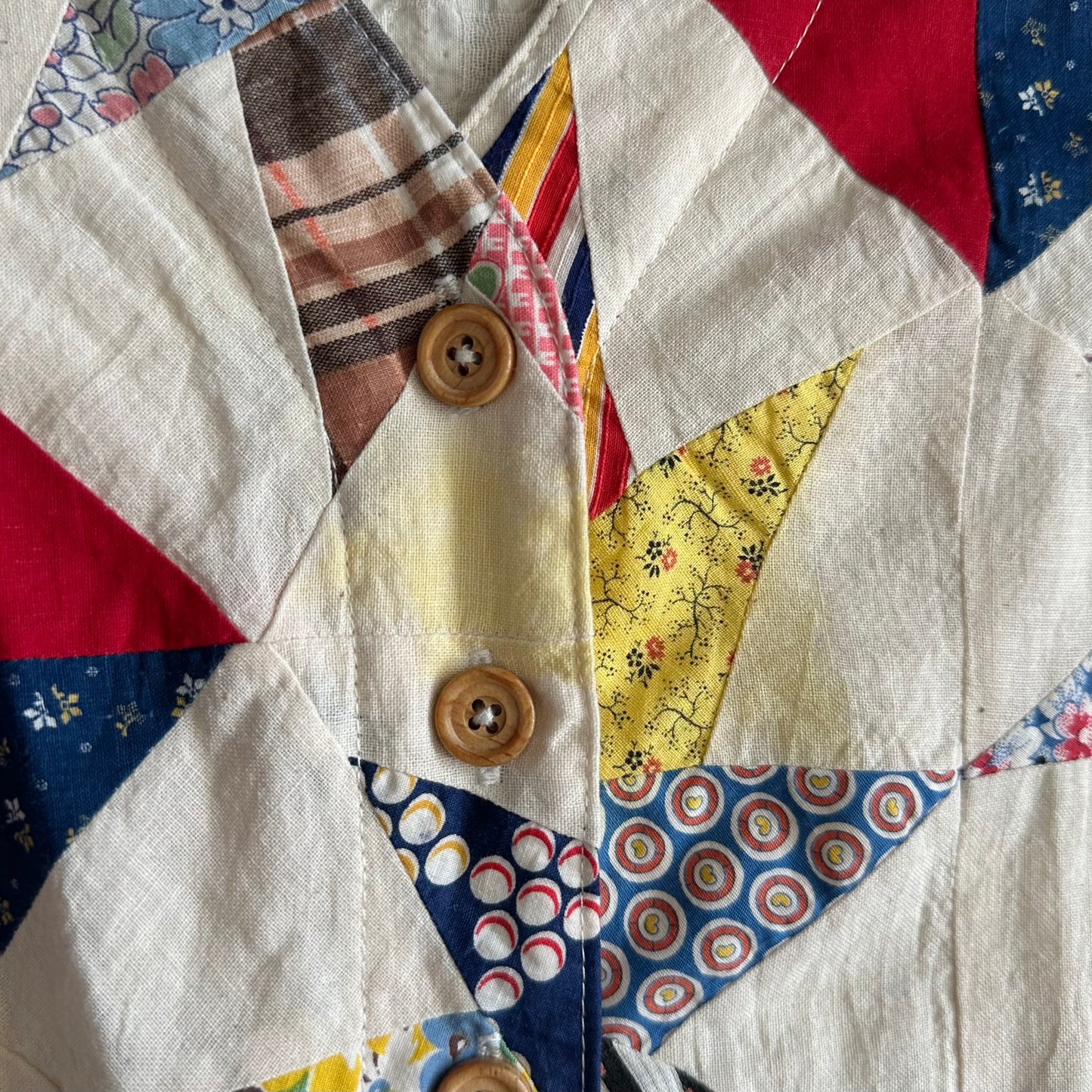 Pinwheel quilt top Sauvie dress [OS]
