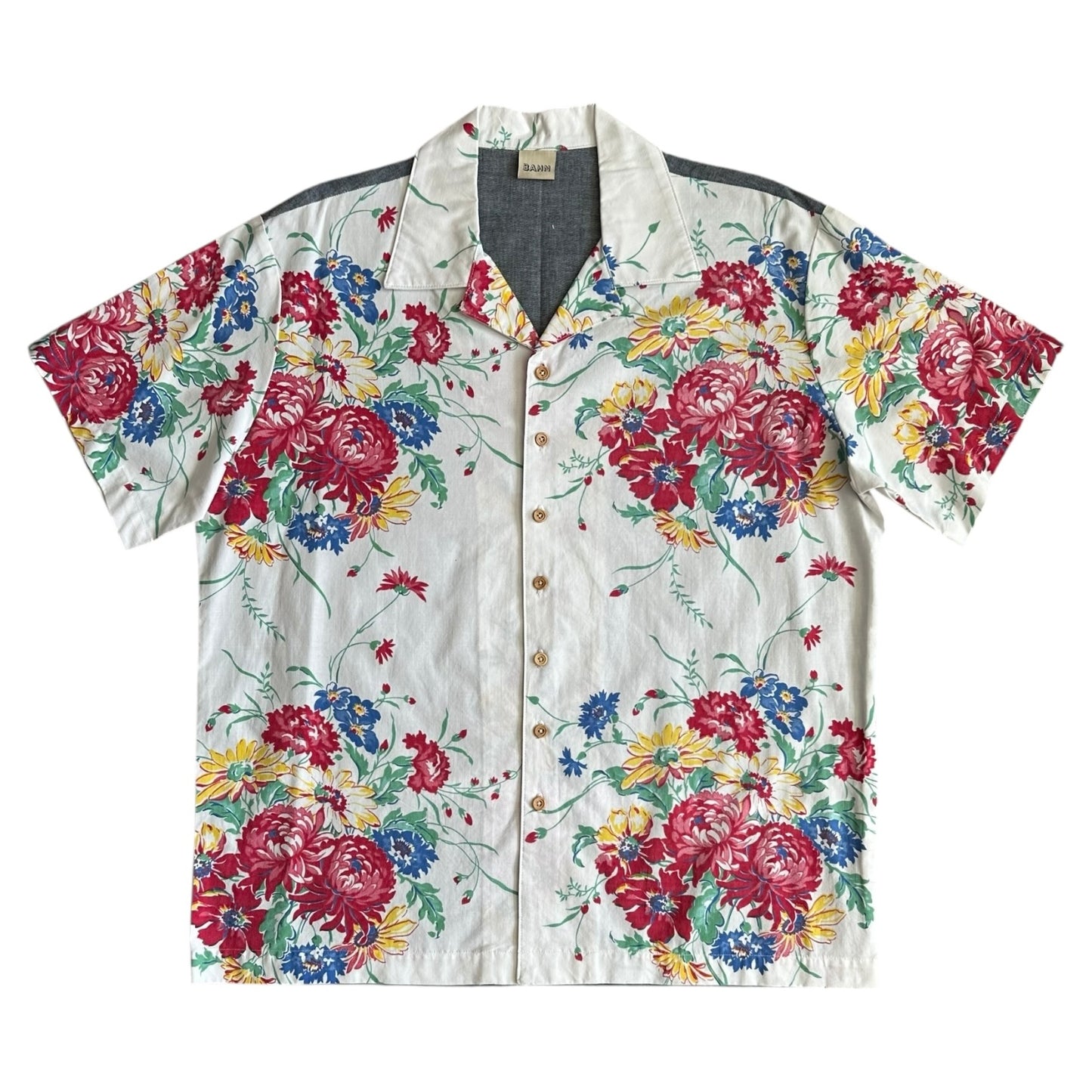 Flower Bunch camp shirt [XL]