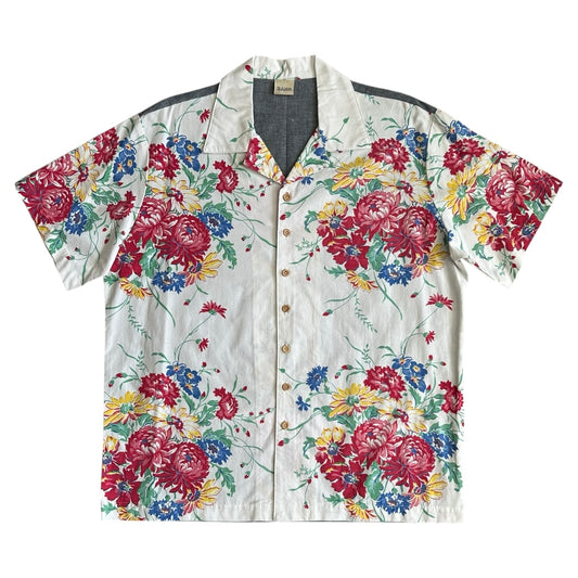 Flower Bunch camp shirt [XL]