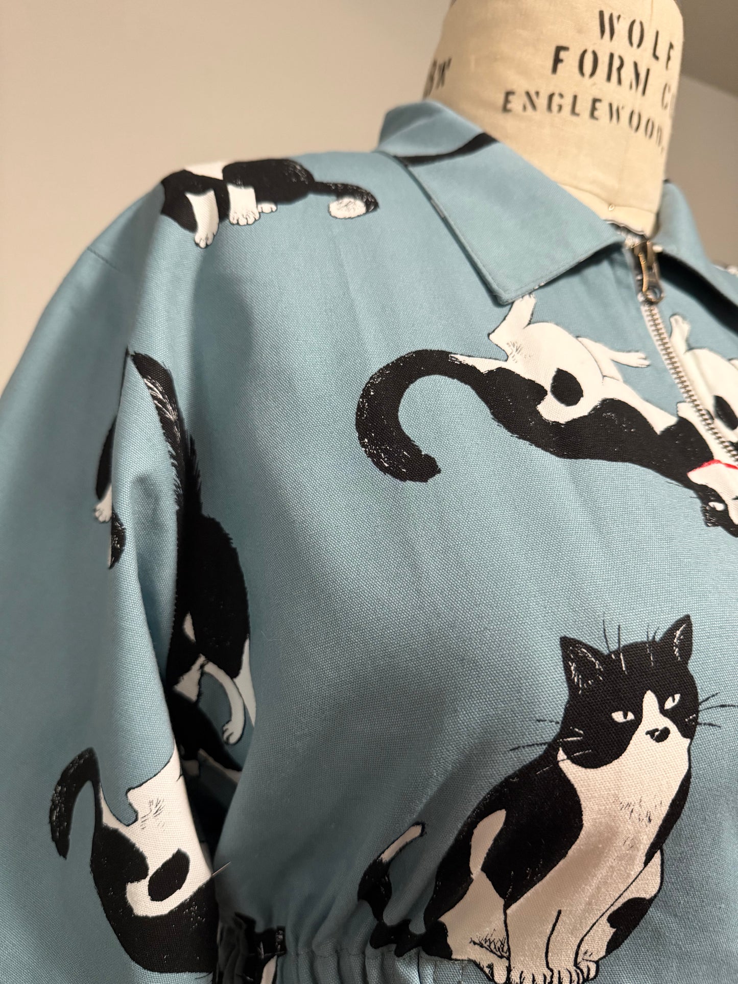 Mixed Cat Bethany zipper dress [L/XL]