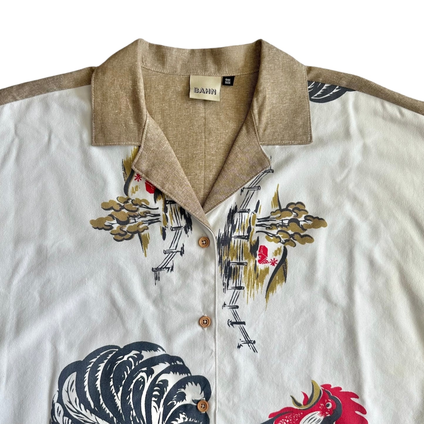 Two Roosters Winston button shirt [OS]