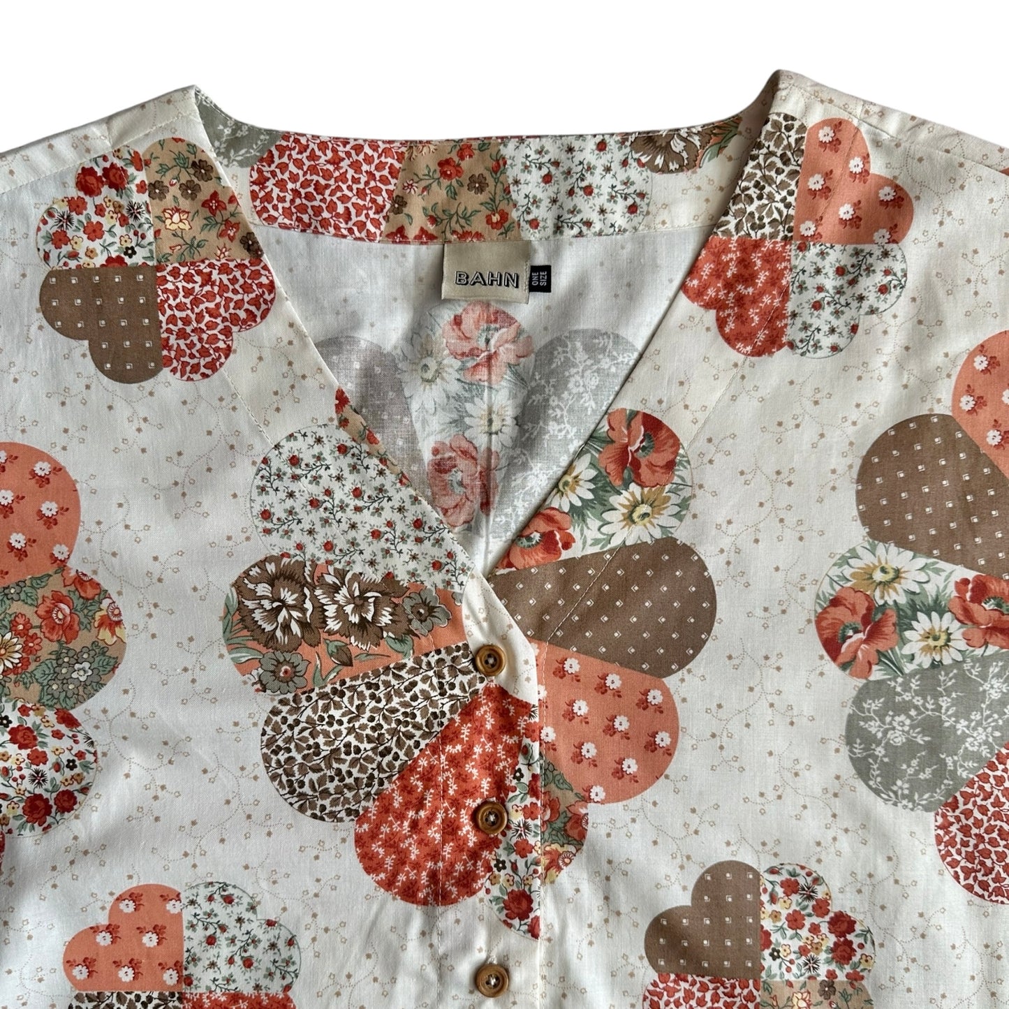 Sellwood Vintage Dresden Plate Popover Cotton Dress - Sz OS