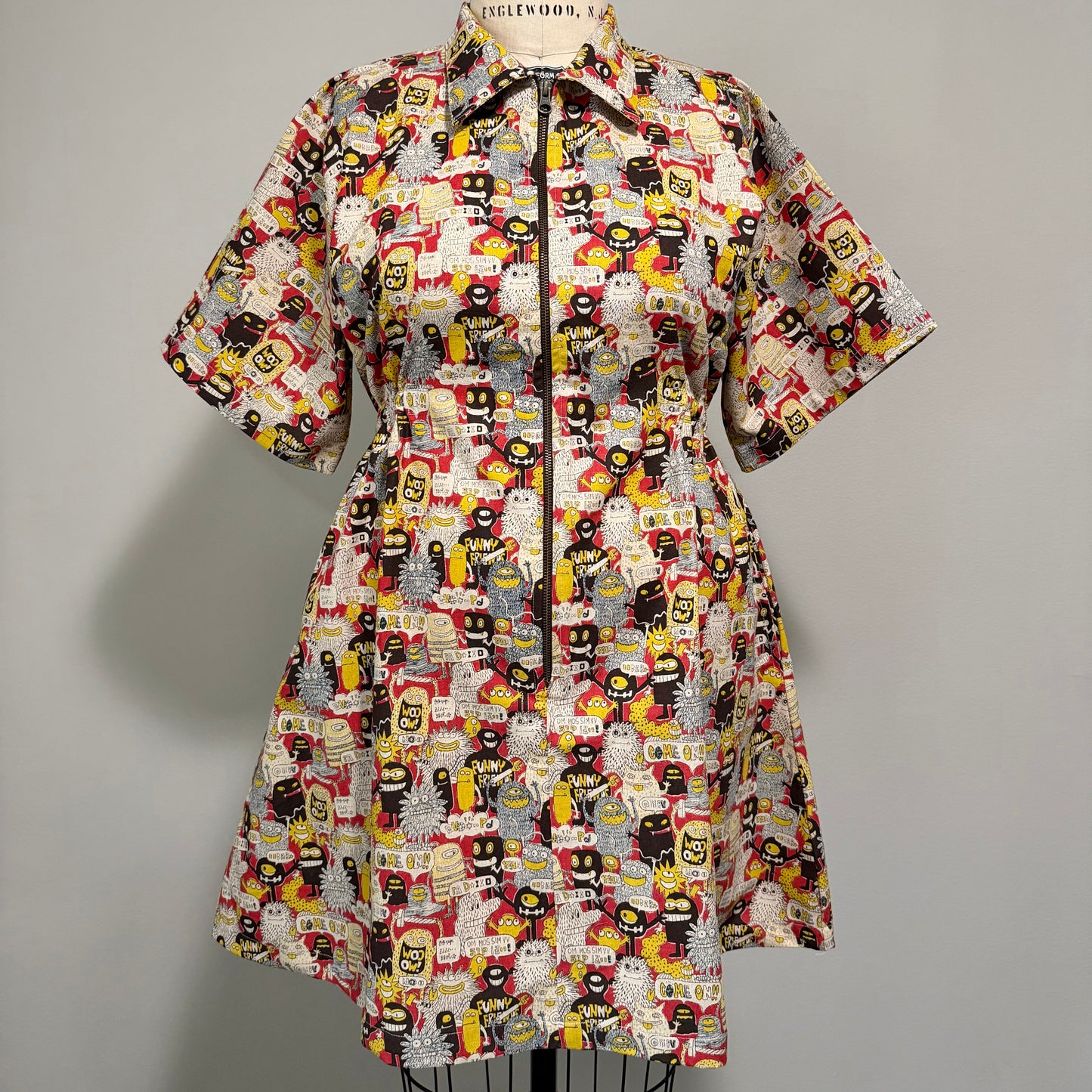 Little Monsters Bethany zipper dress [L/XL]