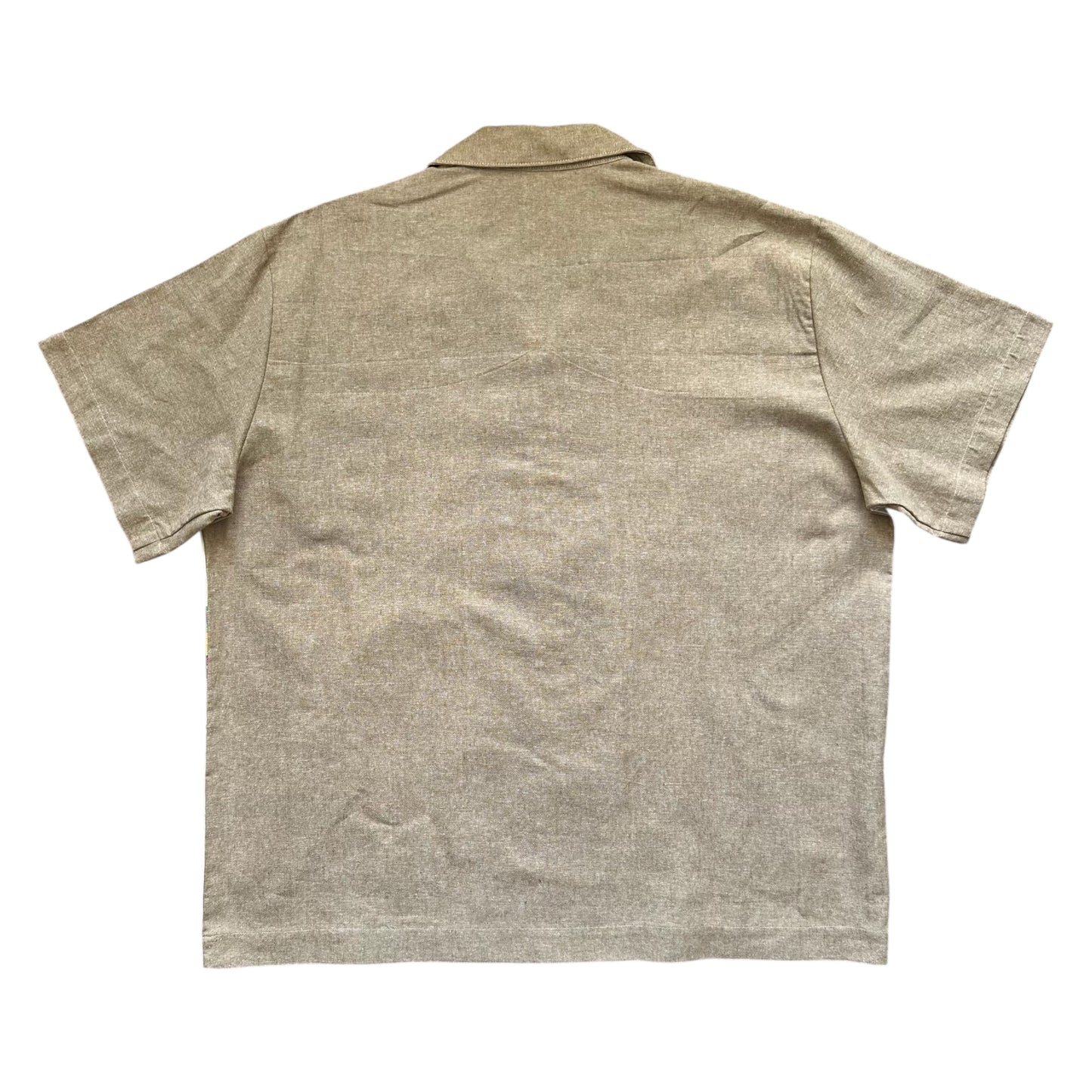 Cubano cross stitch camp shirt [2XL]