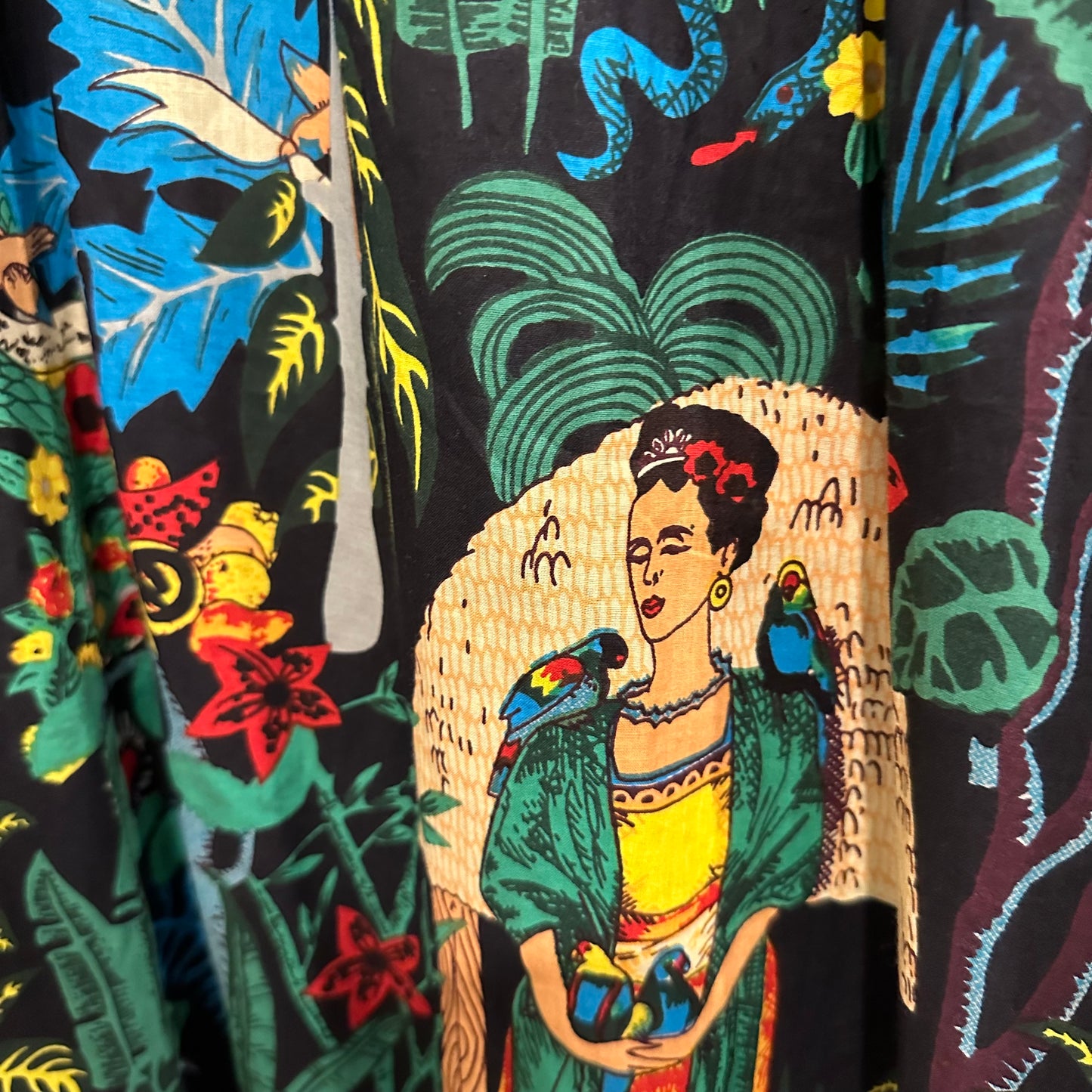 Montavilla Frida Kahlo Midi Dress - OS