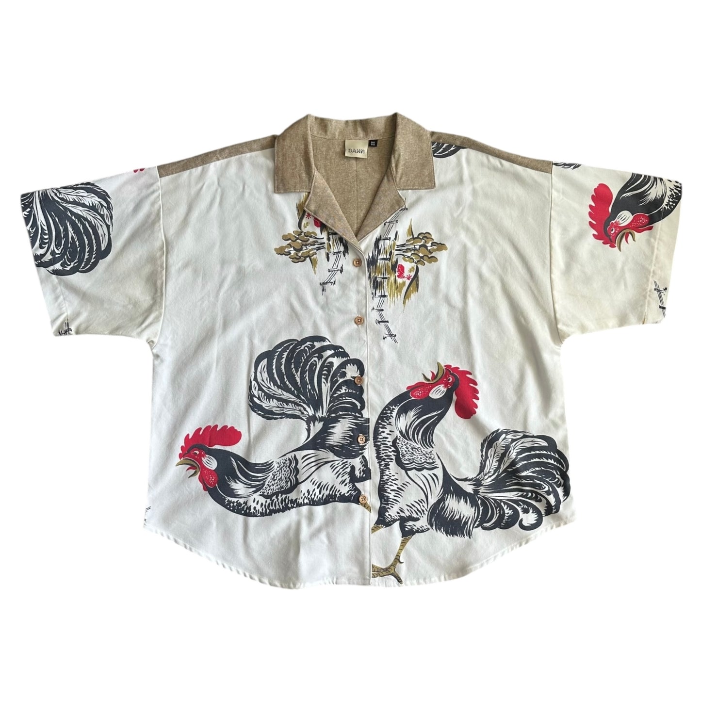 Two Roosters Winston button shirt [OS]