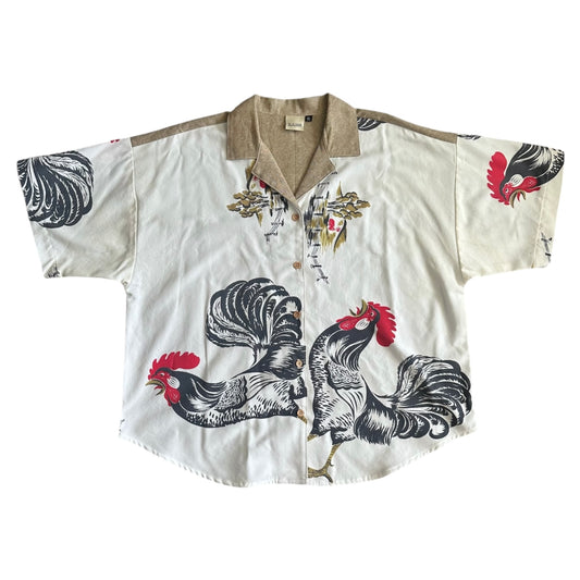 Two Roosters Winston button shirt [OS]