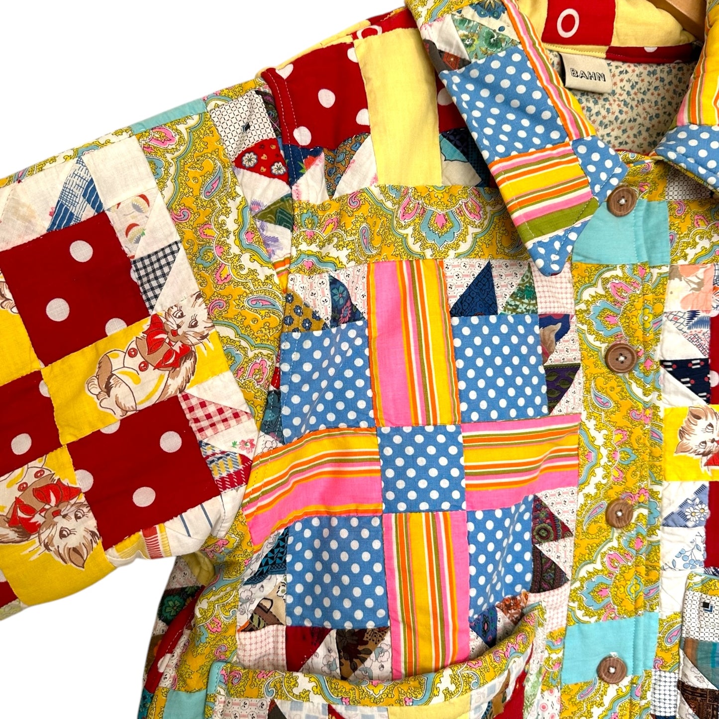 Vintage Patchwork Chore Jacket