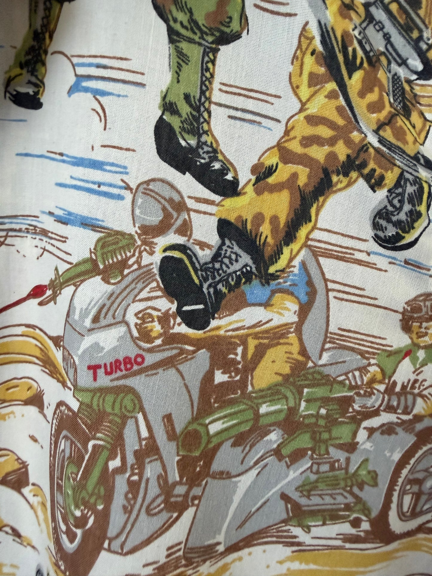 Camp shirt fr vintage GI Joe fabric - [XL]