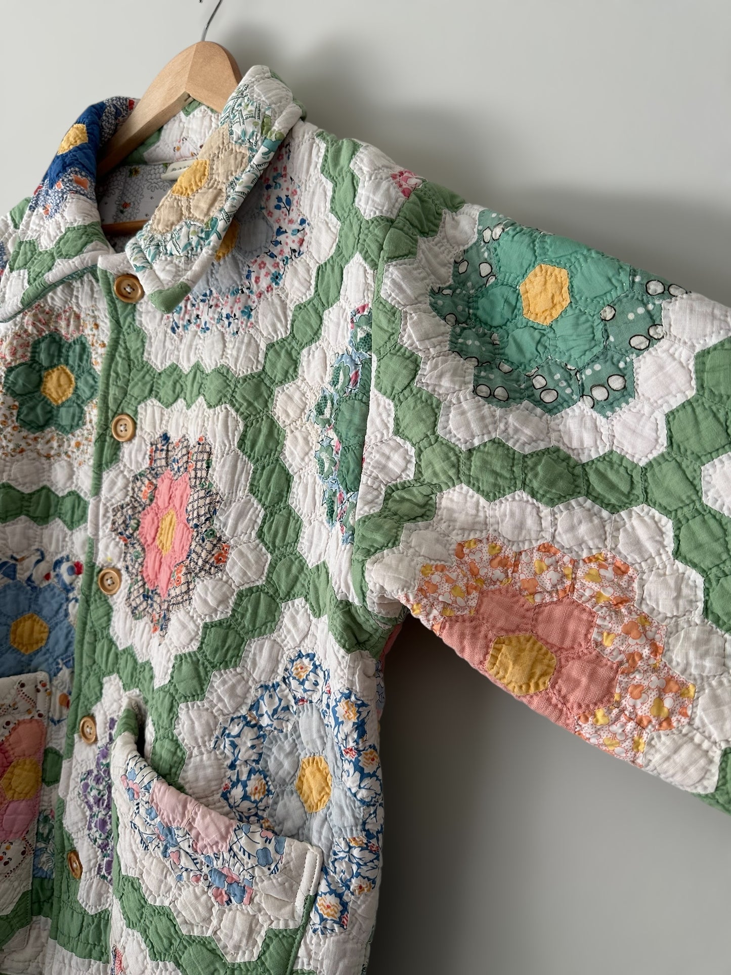 Mabel Chore Jacket- Grandmother’s Flower Garden [OS]