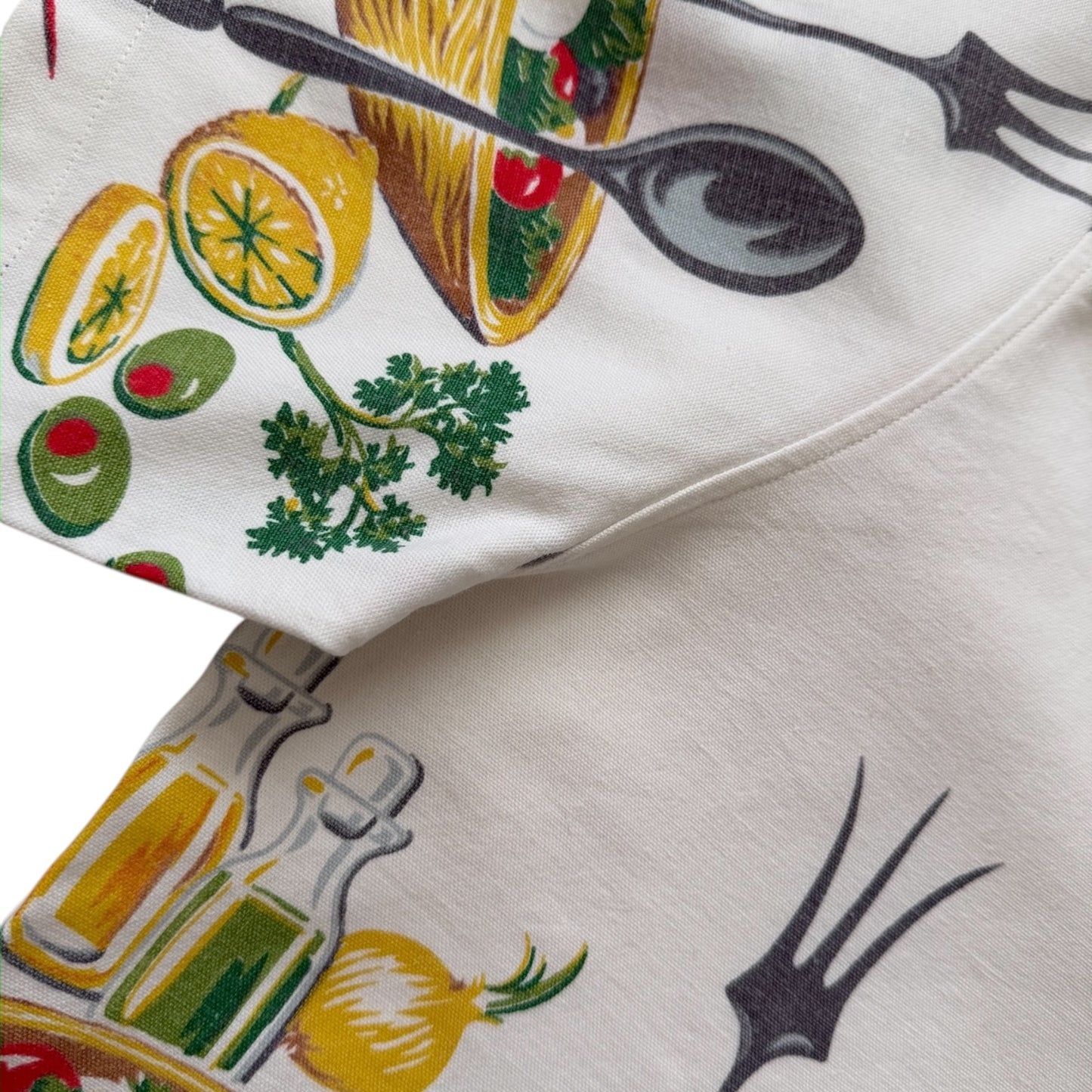 Barbecue cropped cut-out camp shirt [XL]