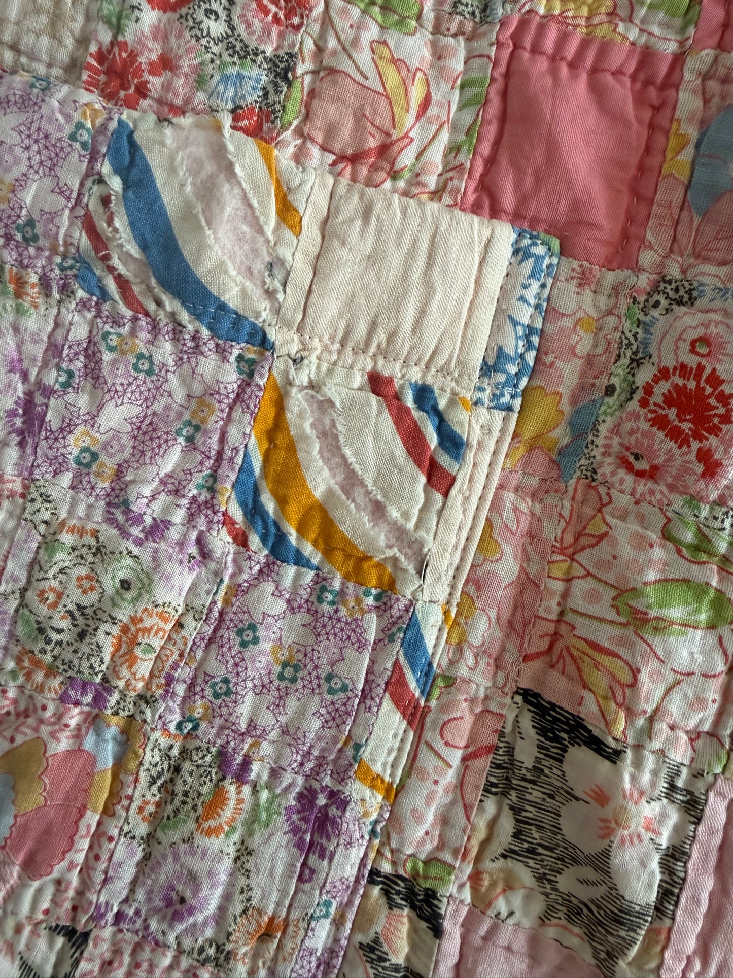 Mabel Chore Jacket - Vintage Postage Stamps [OS]