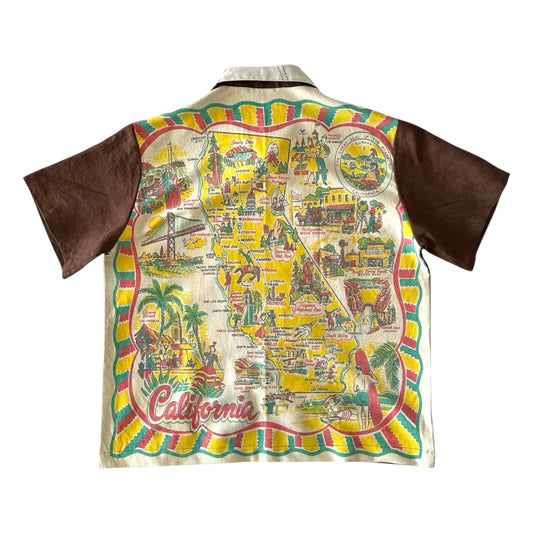 California linen camp shirt [2XL]