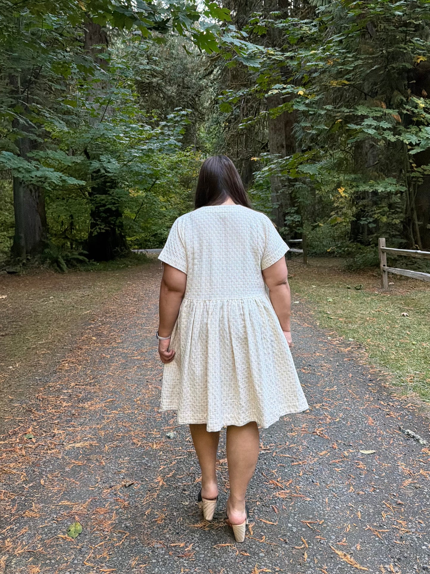 Pinwheel quilt top Sauvie dress [OS]