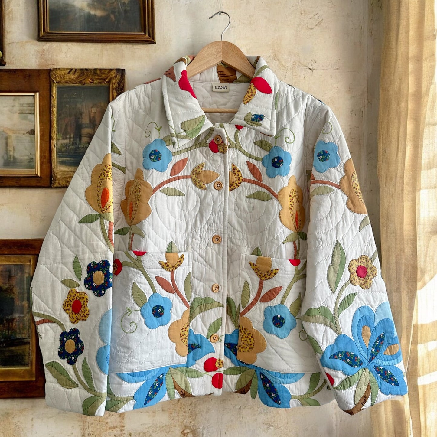 Vintage Applique Chore Jacket [OS]