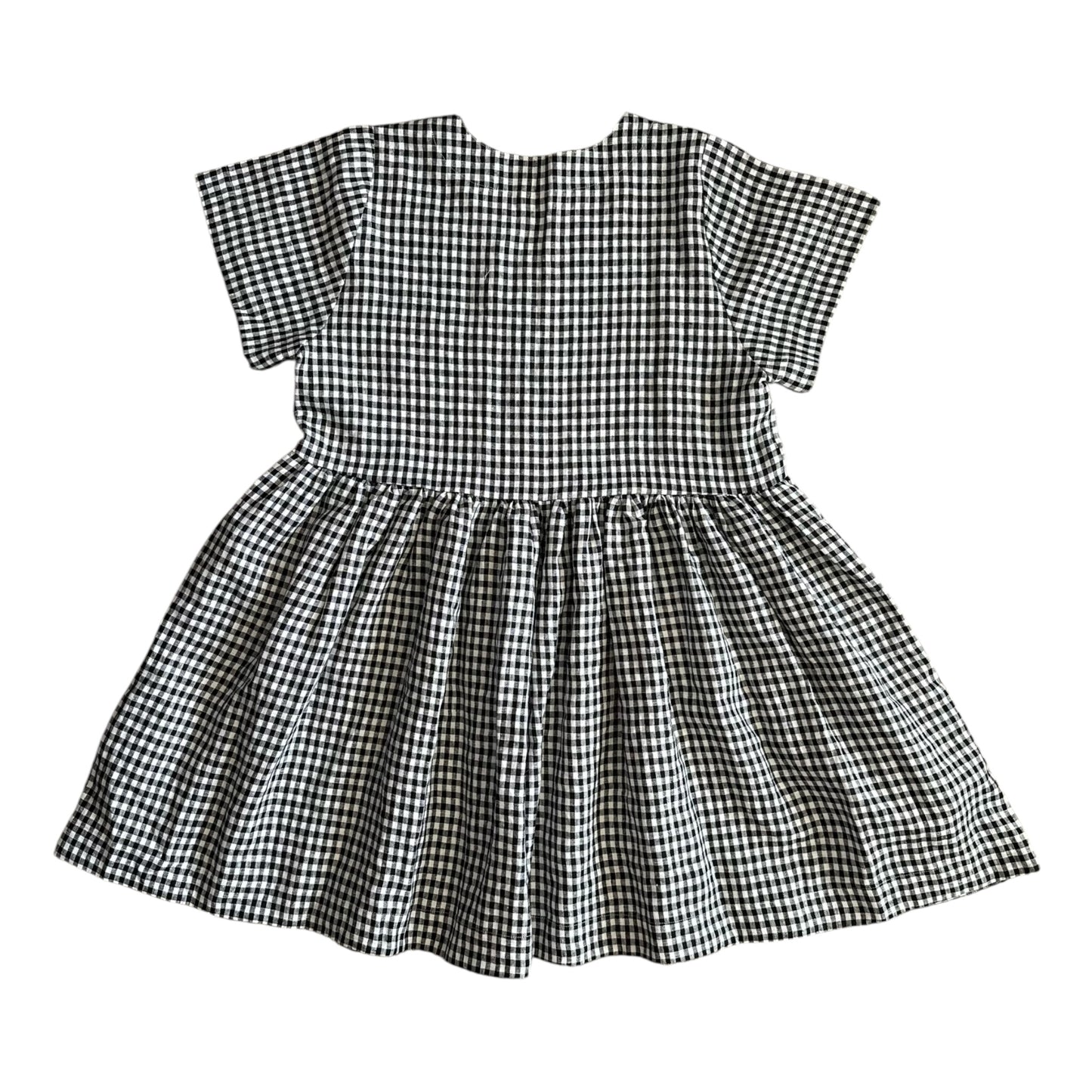 Gingham Linen Sauvie dress [OS]