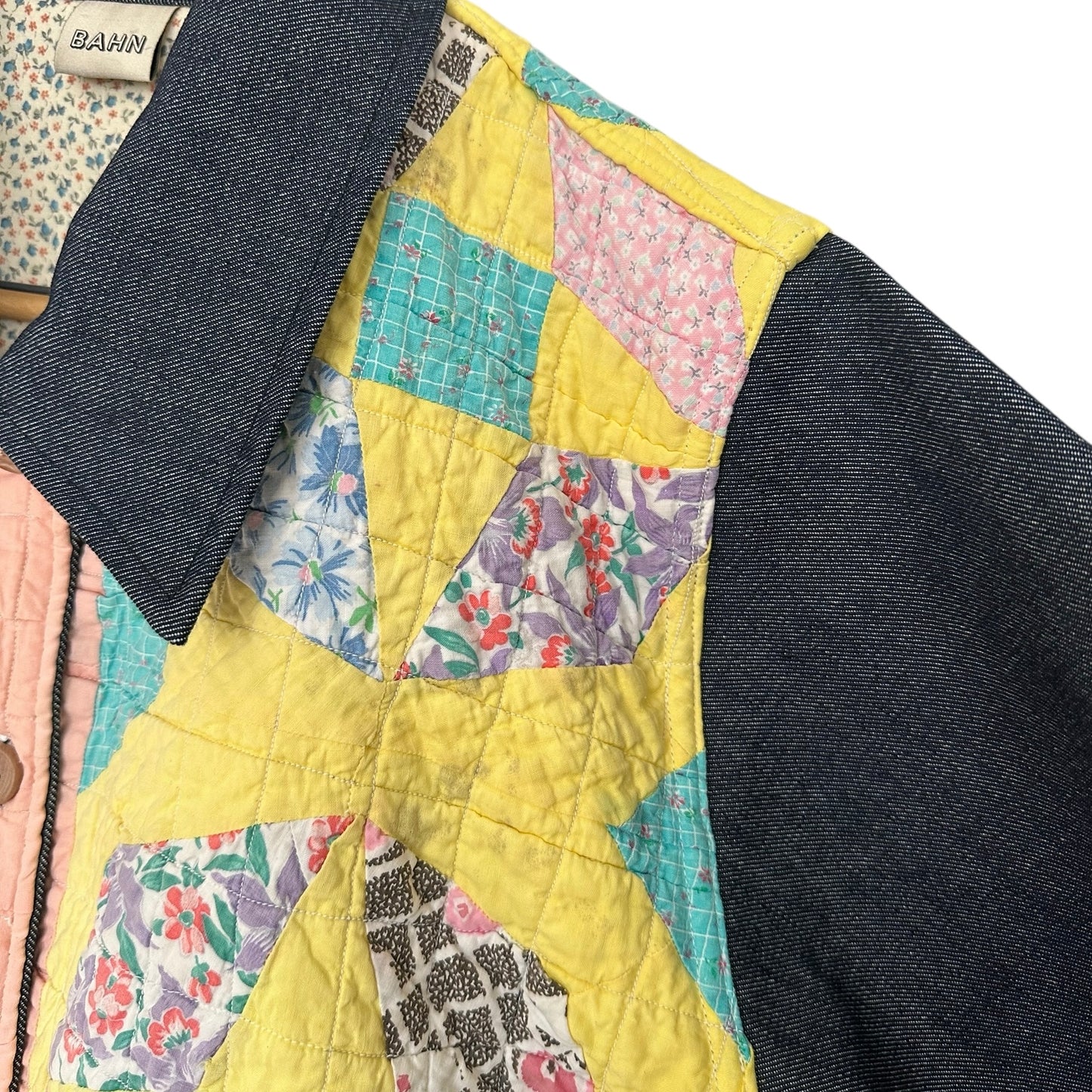 Pastel Vintage Quilt Chore Jacket [OS]