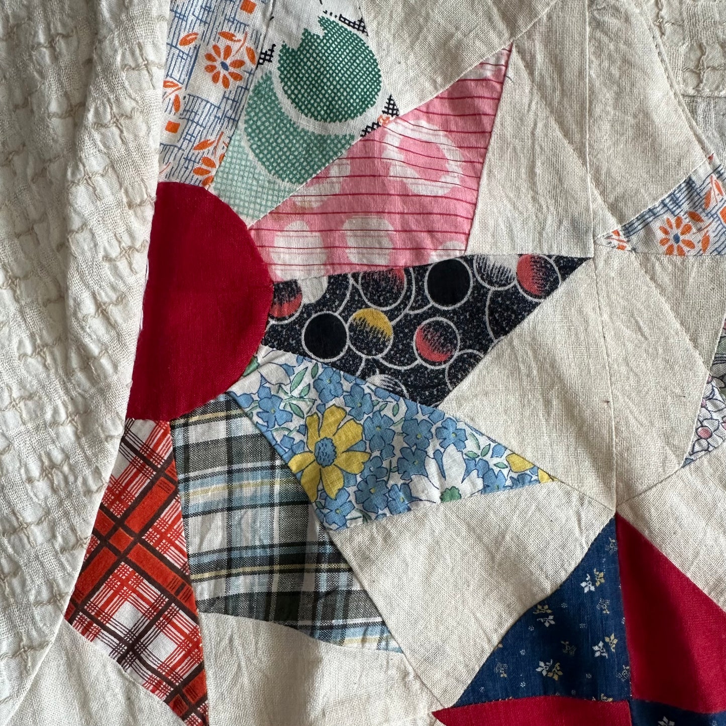 Pinwheel quilt top Sauvie dress [OS]