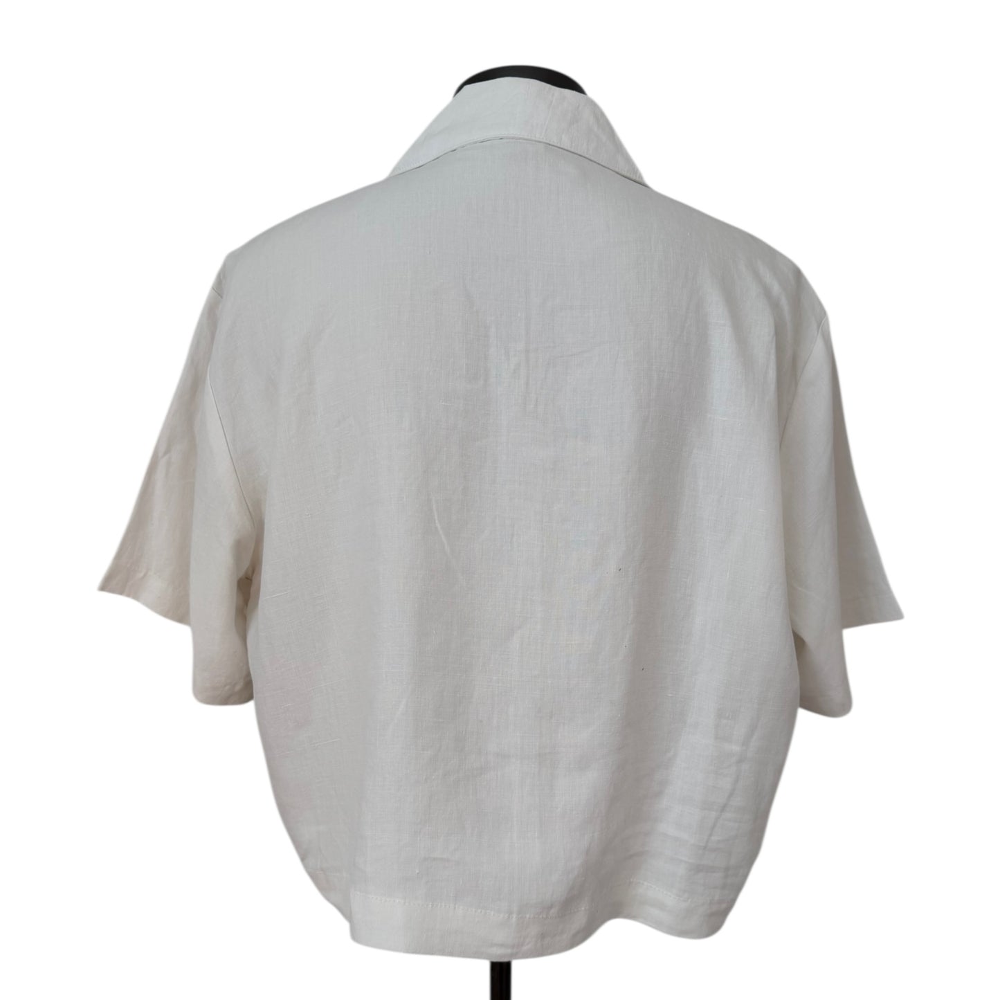 Two quilted cropped camp shirt [XL]