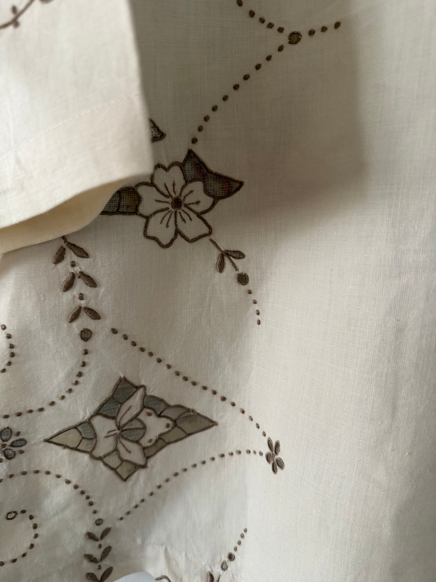 Michigan tea towel cropped camp shirt [XL]