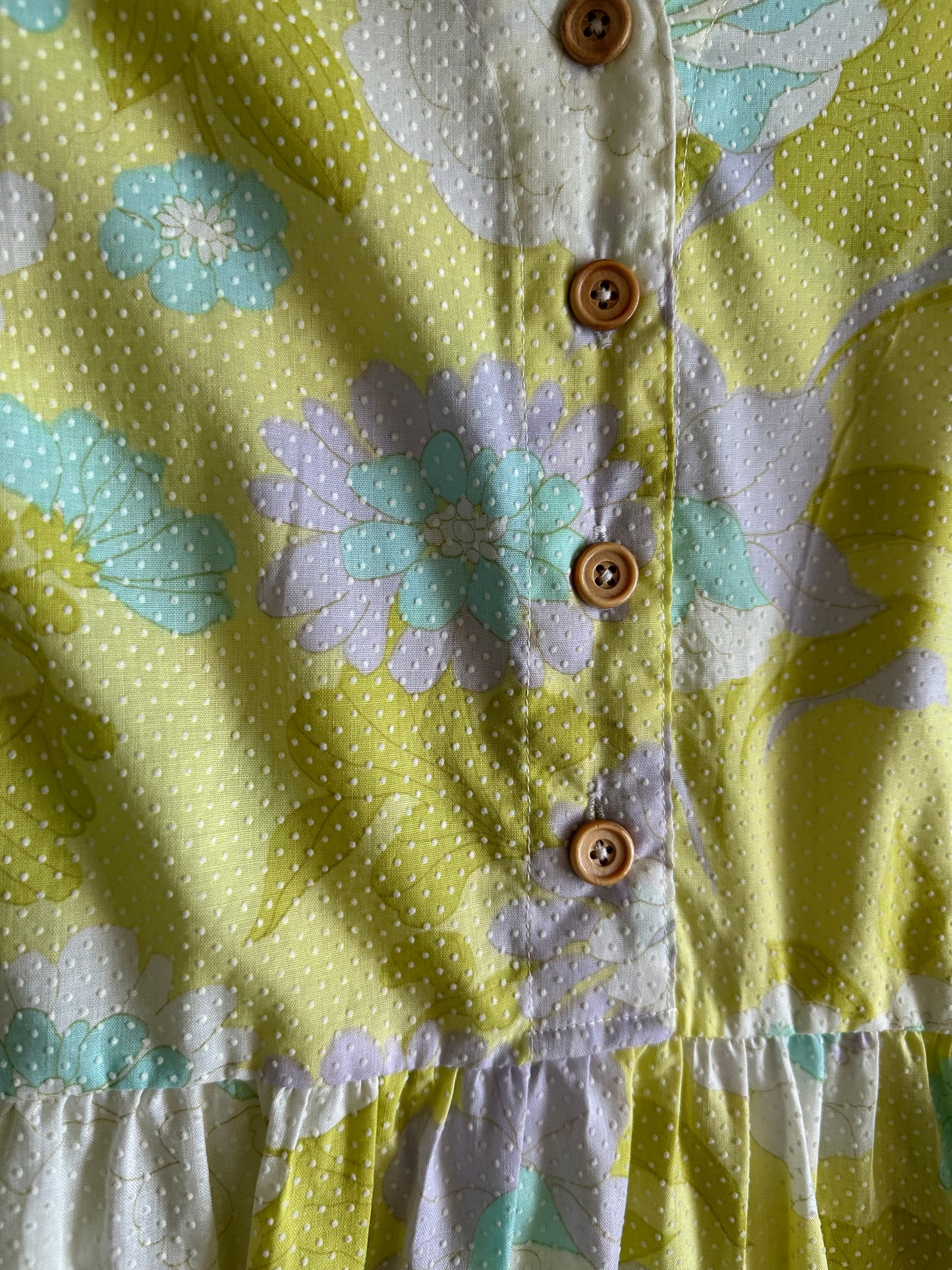 Flocked Swiss Dot Sauvie dress [OS]