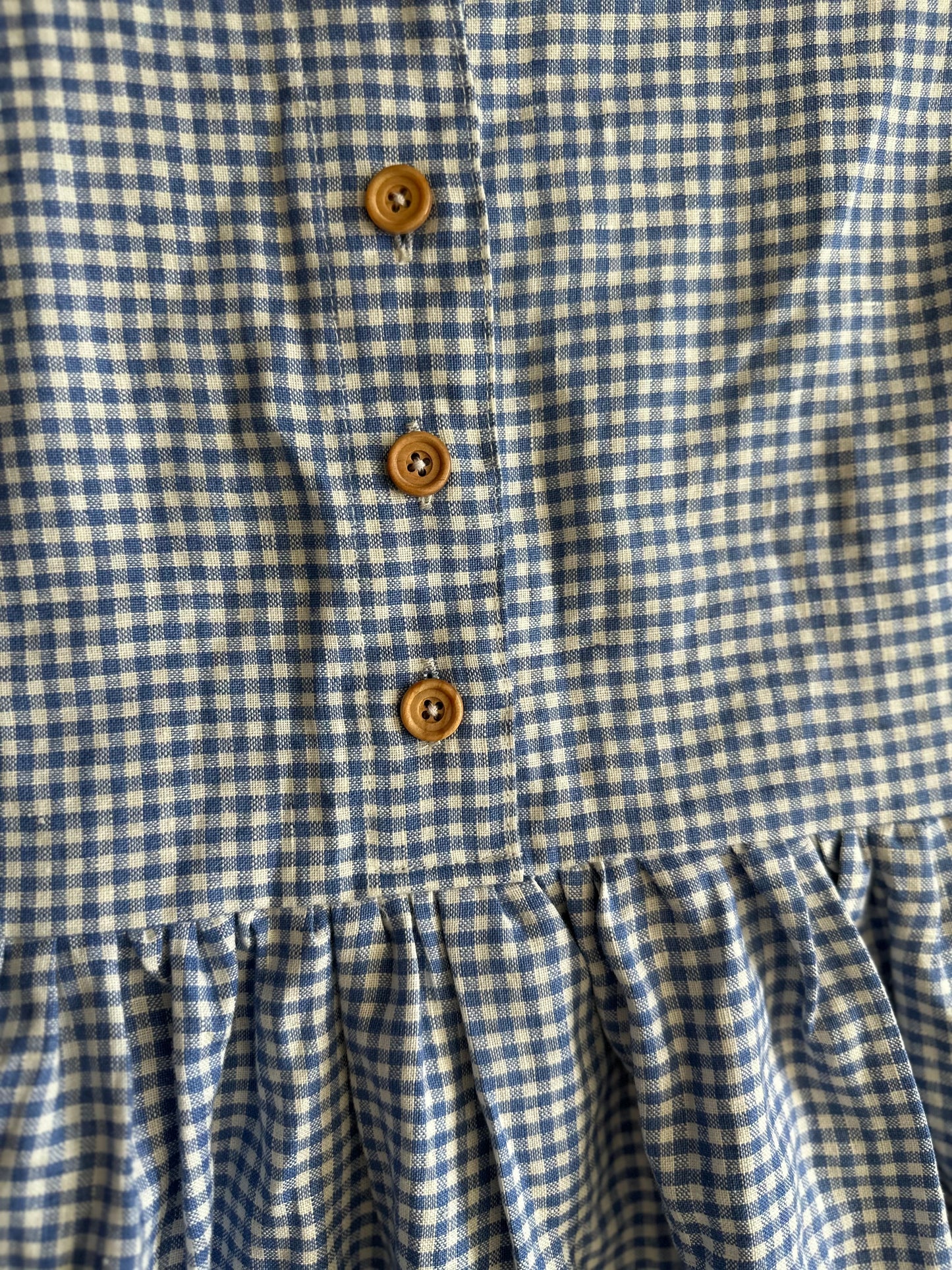 Gingham Linen Sauvie dress [OS]
