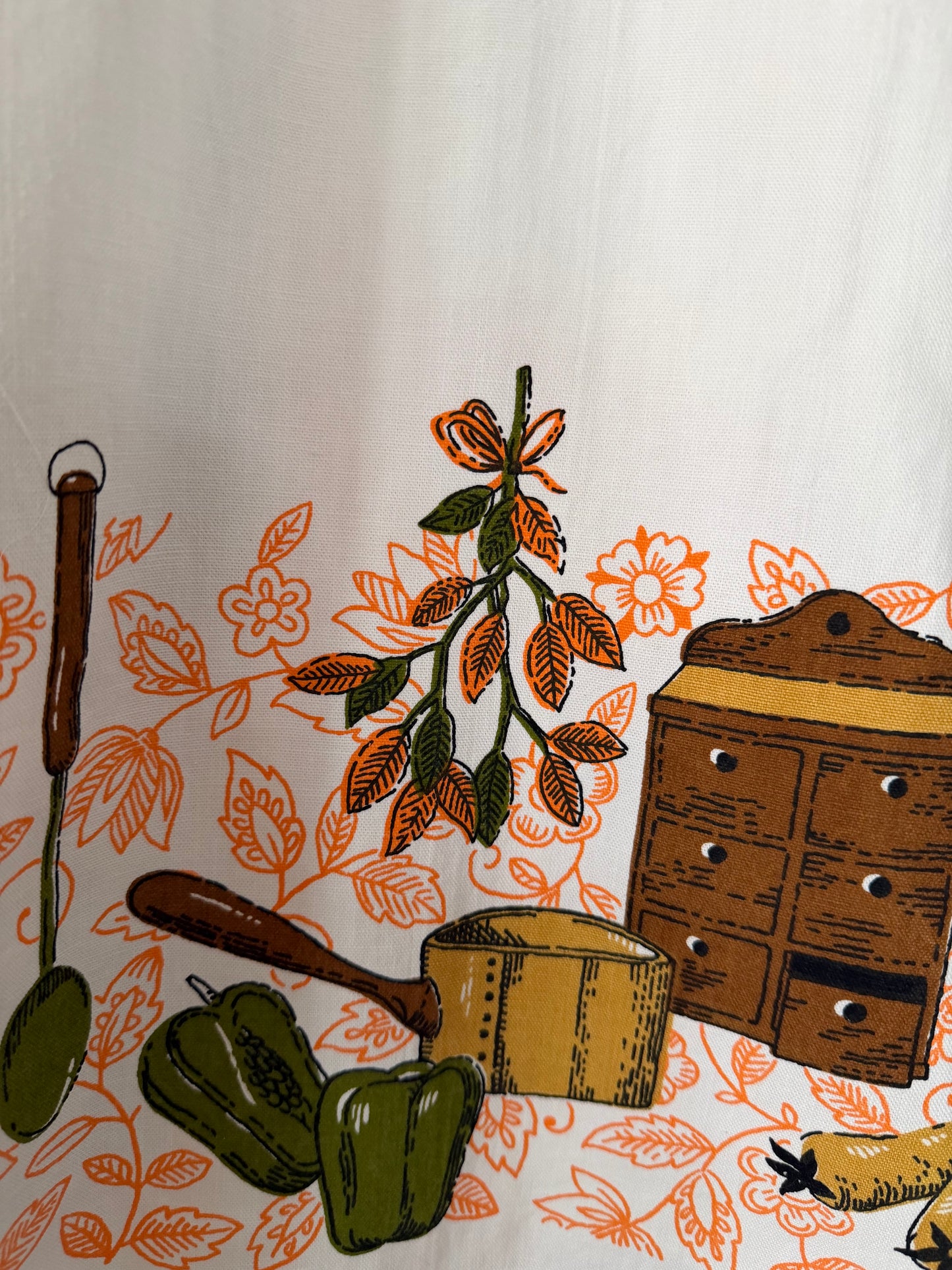 Retro potted plants  cropped camp shirt [XL]