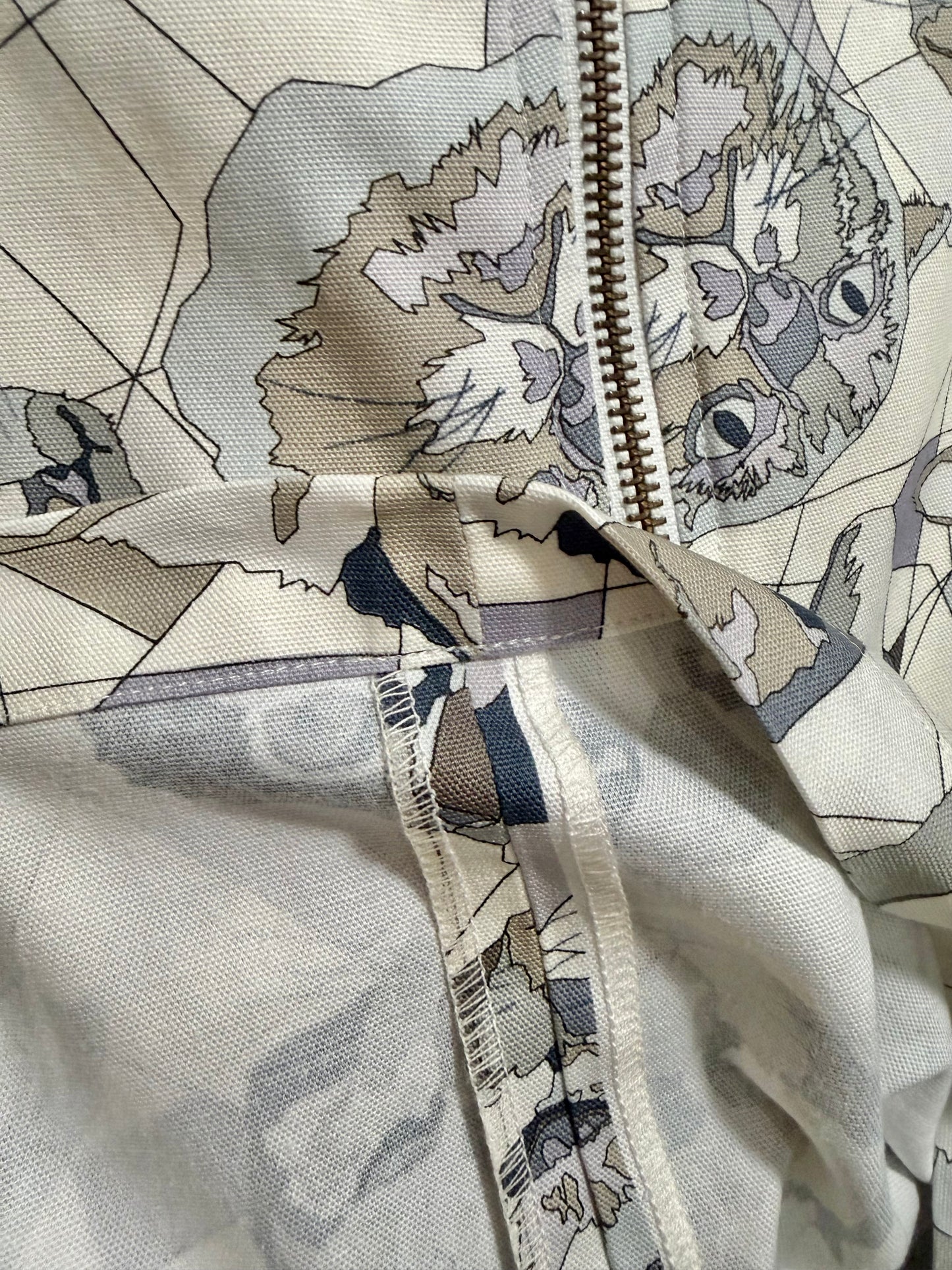 Geometric Cat Bethany zipper dress [L/XL]