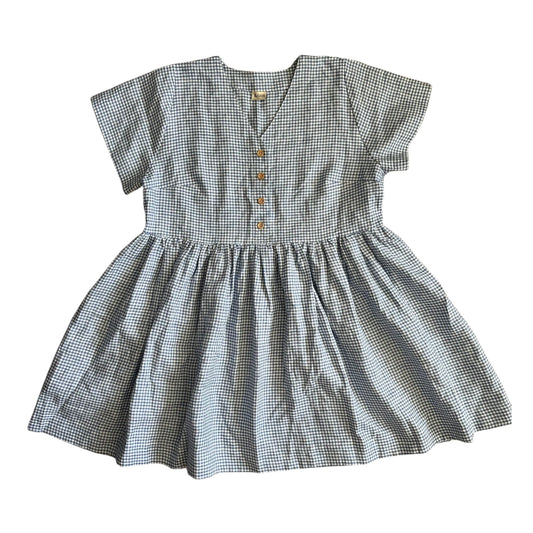 Gingham Linen Sauvie dress [OS]