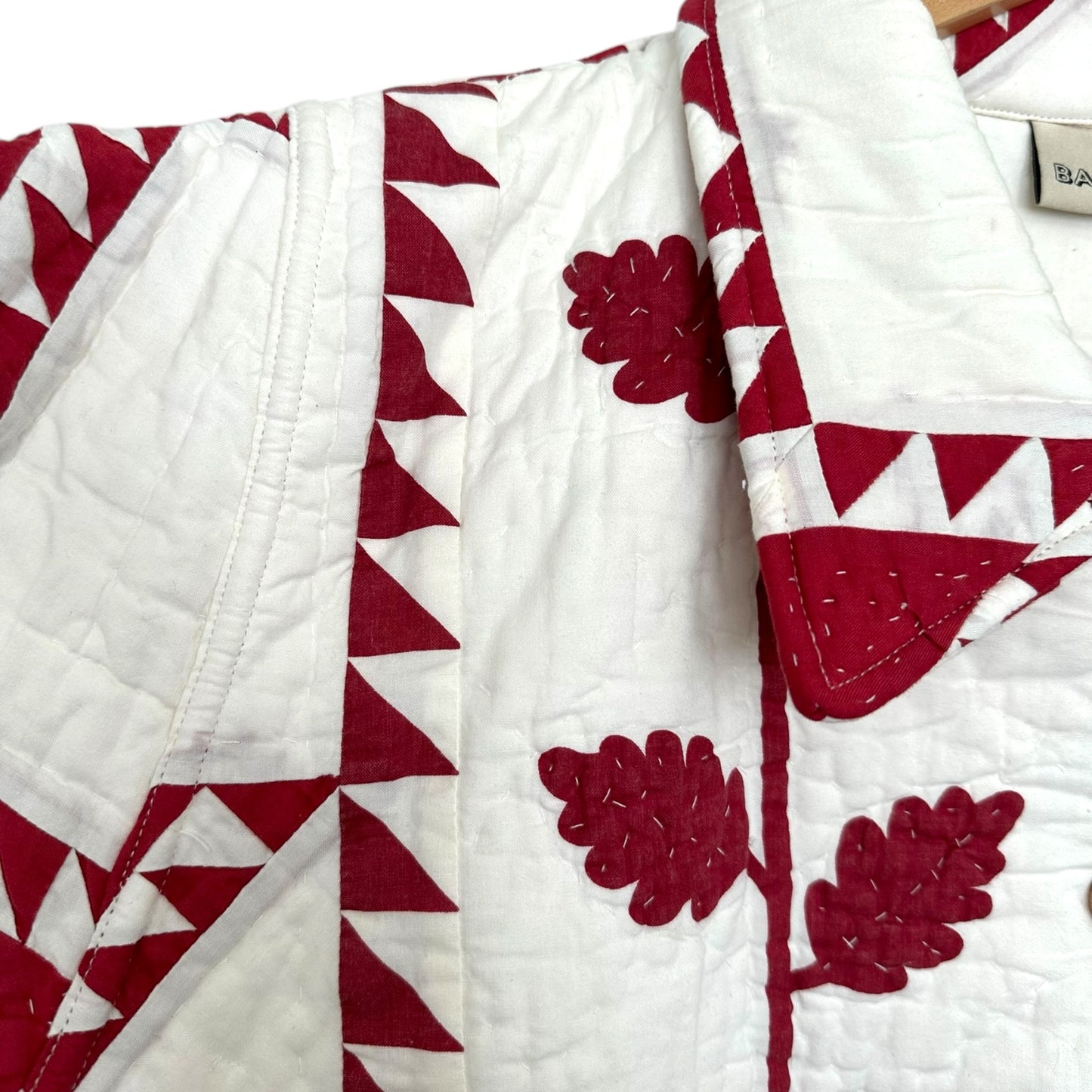 Vines and Stars Vintage Quilt Chore Jacket [OS]