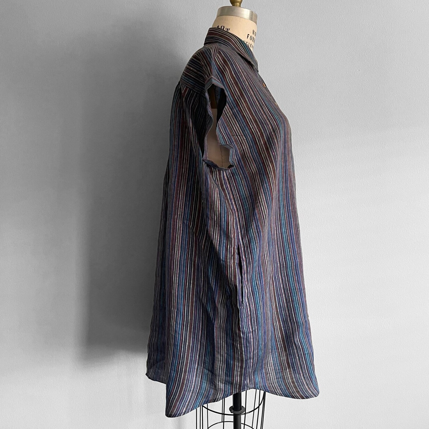 Willamette BLUEBERRY RAINBOW SHIRT DRESS