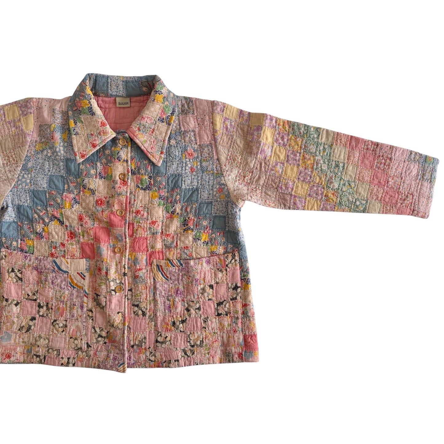 Mabel Chore Jacket - Vintage Postage Stamps [OS]