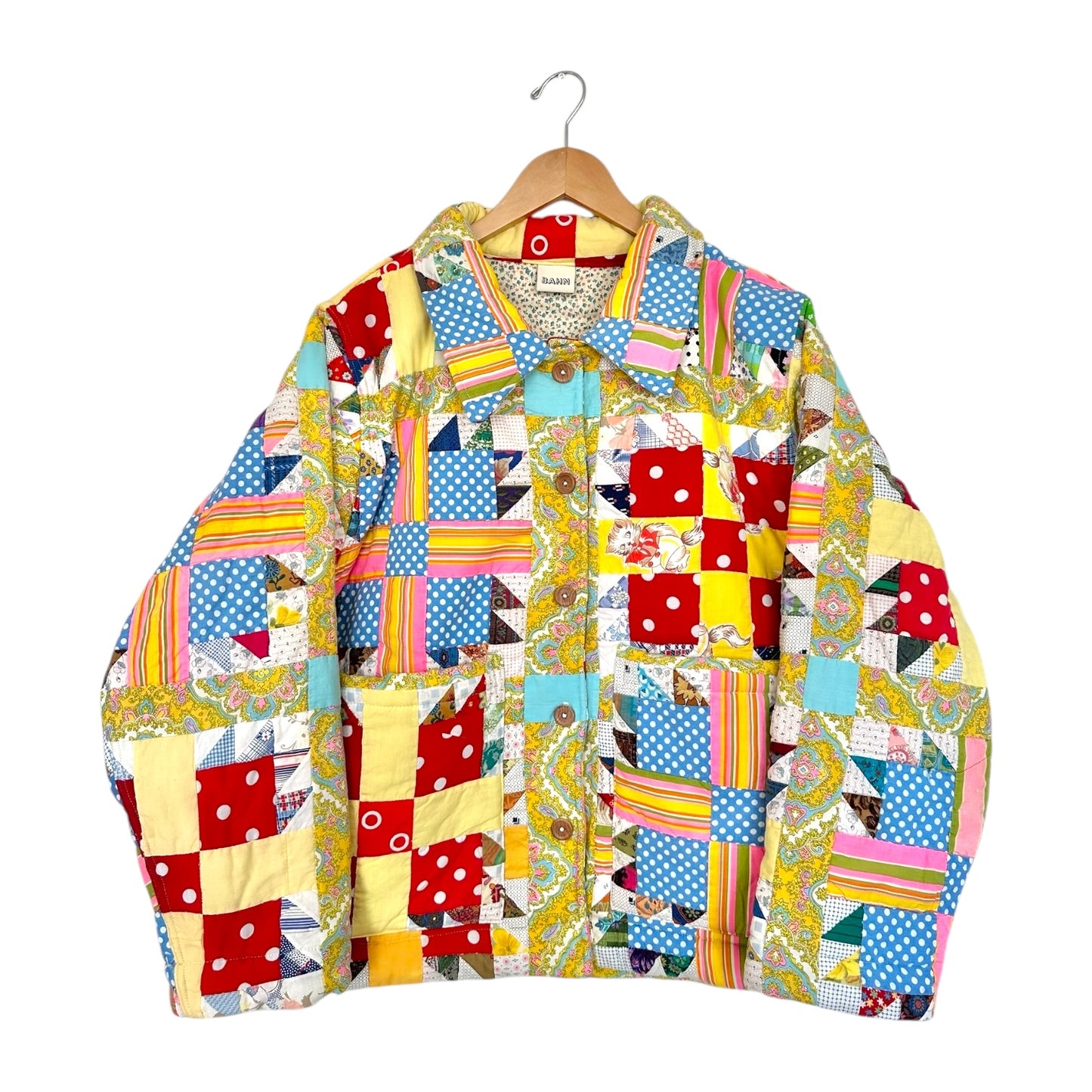 Vintage Patchwork Chore Jacket