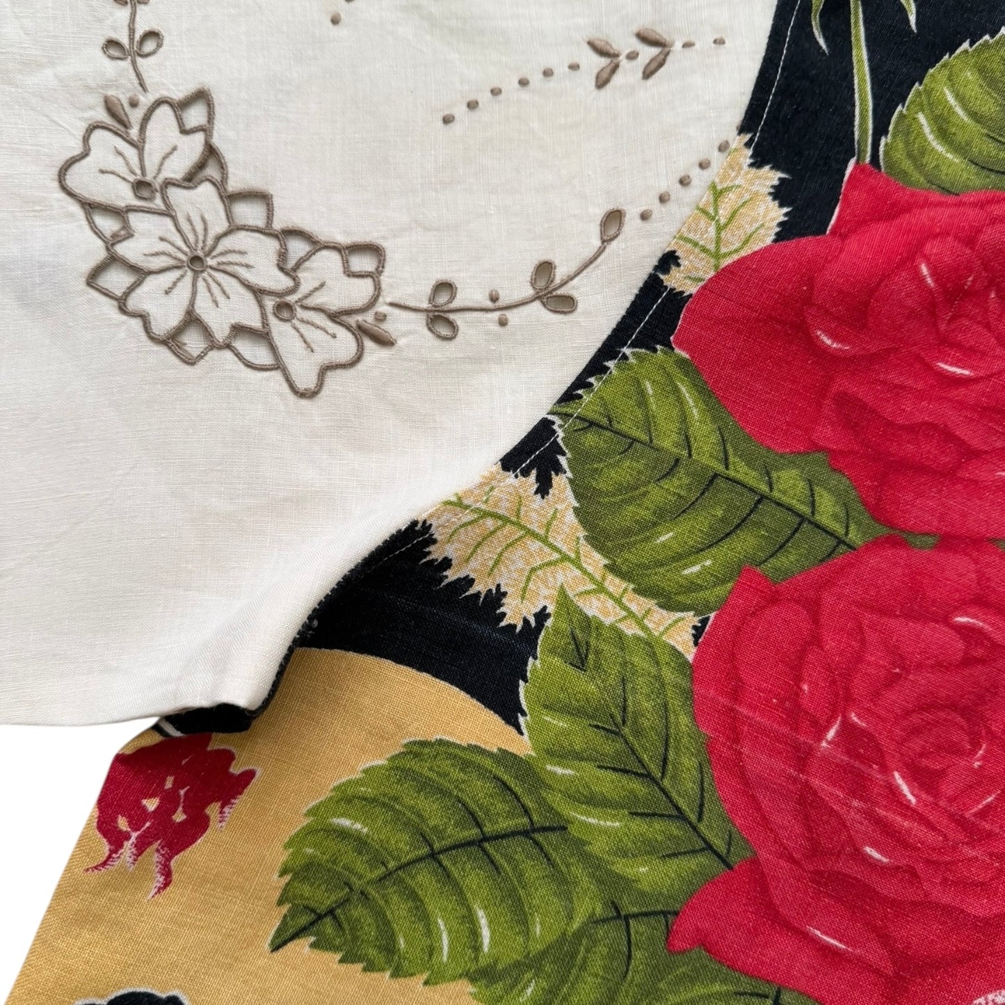 Michigan tea towel cropped camp shirt [XL]