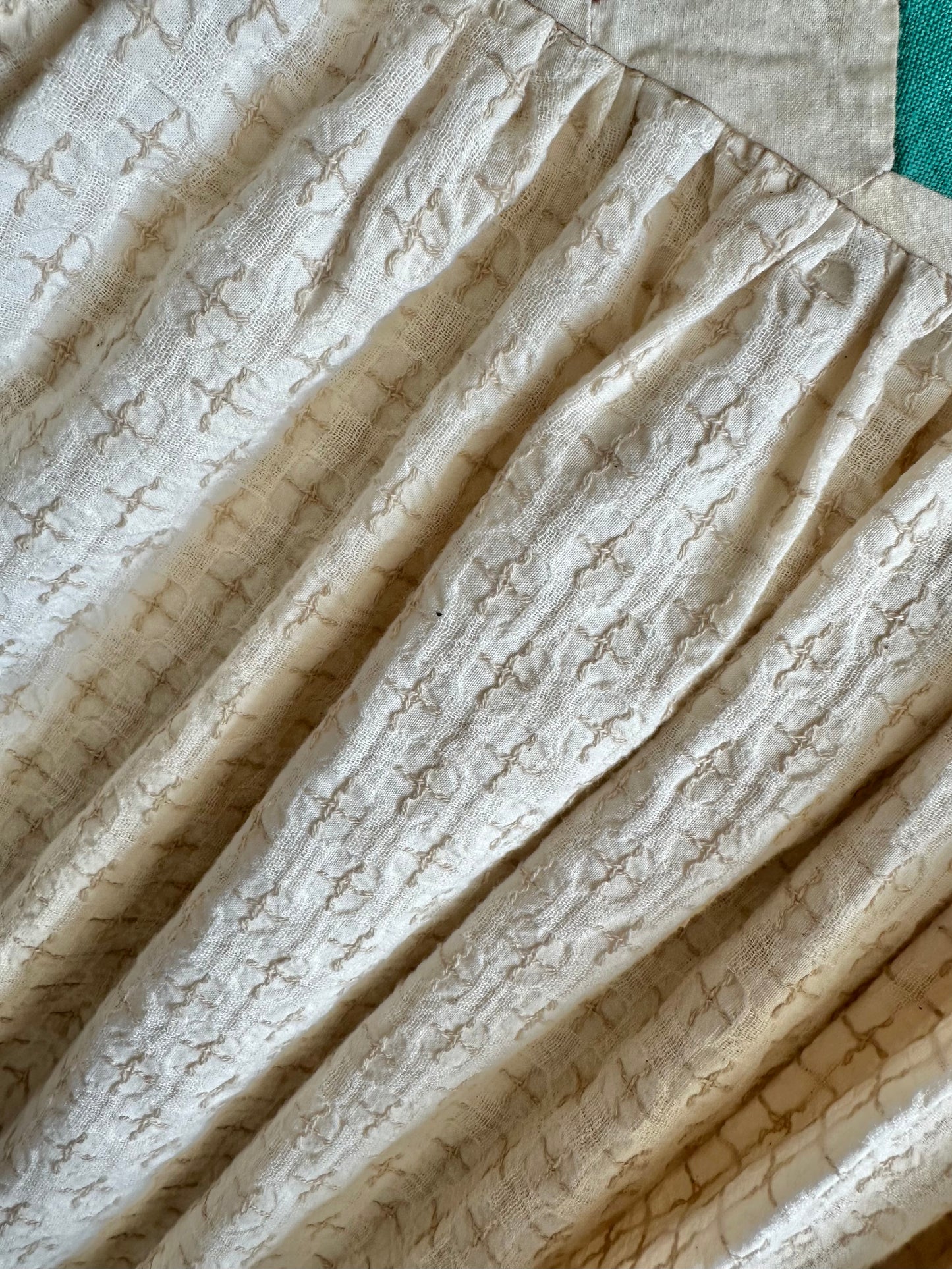Hexie quilt top Sauvie dress [OS]