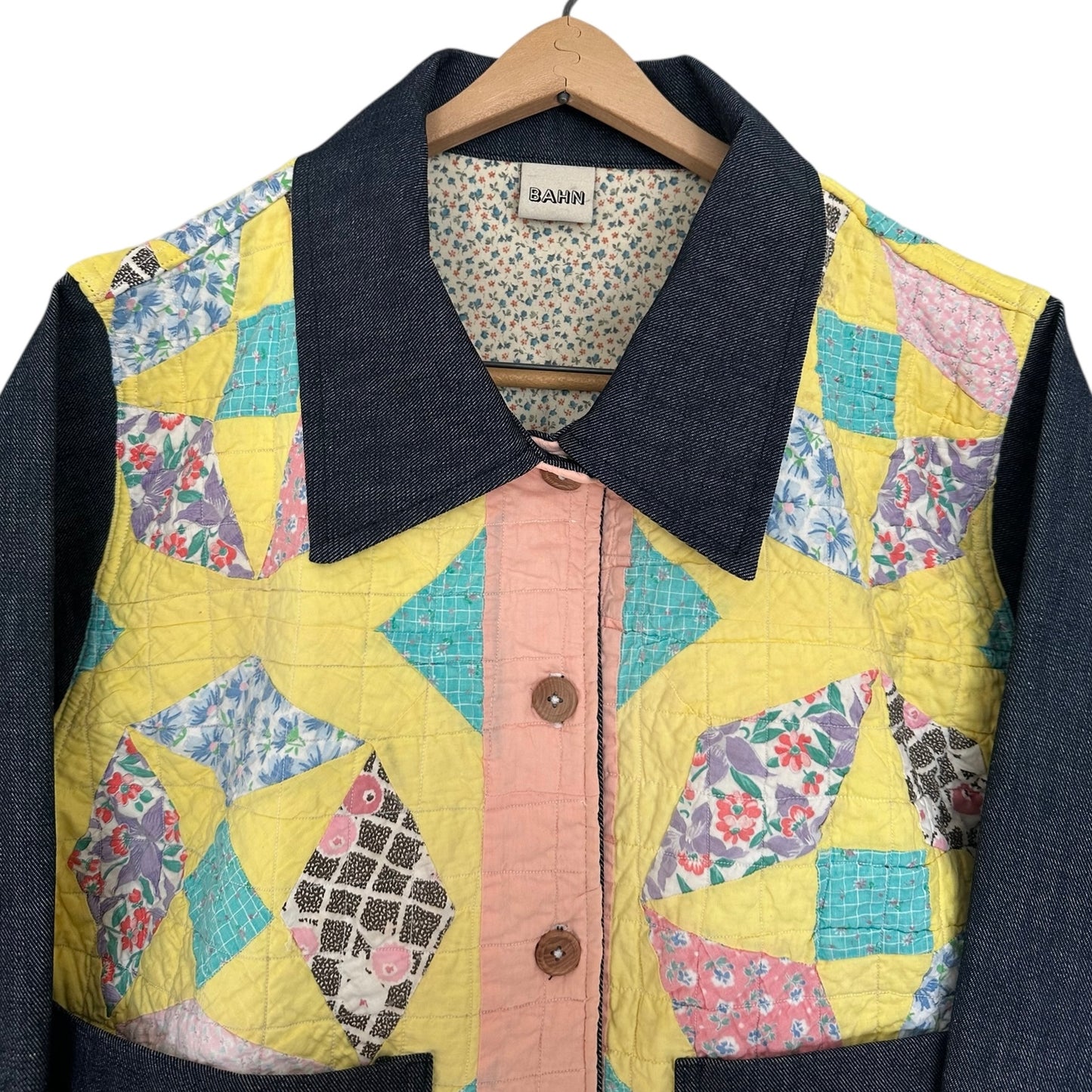 Pastel Vintage Quilt Chore Jacket [OS]