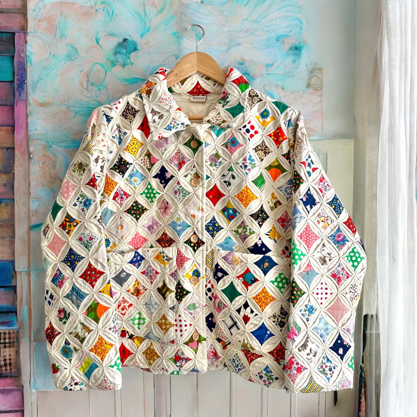 Vintage Cathedral Window Chore Jacket [OS]