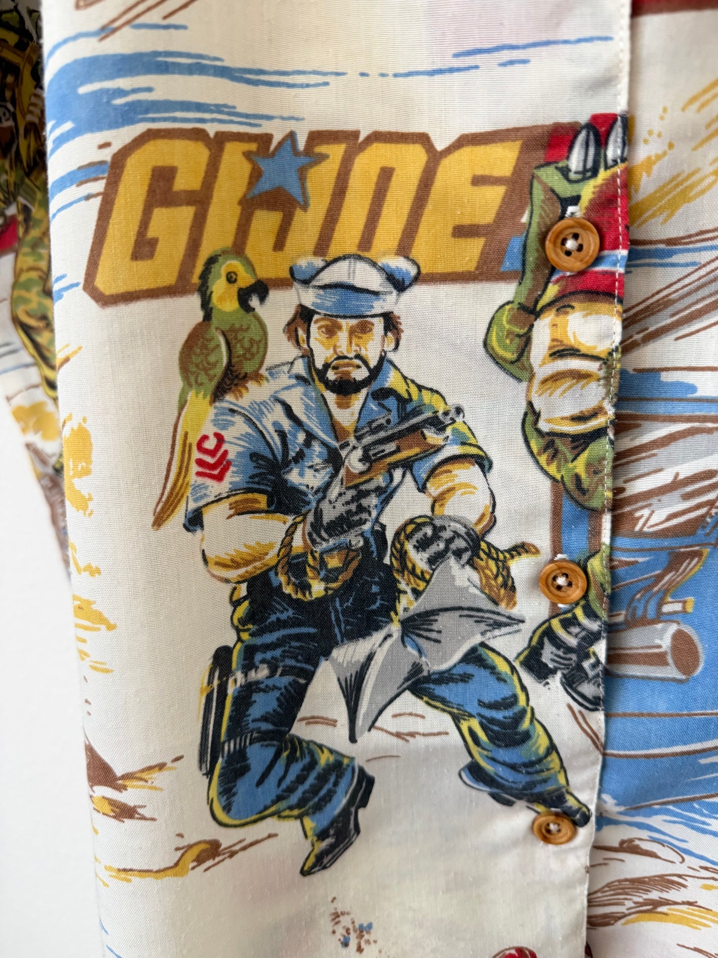 Camp shirt fr vintage GI Joe fabric - [XL]