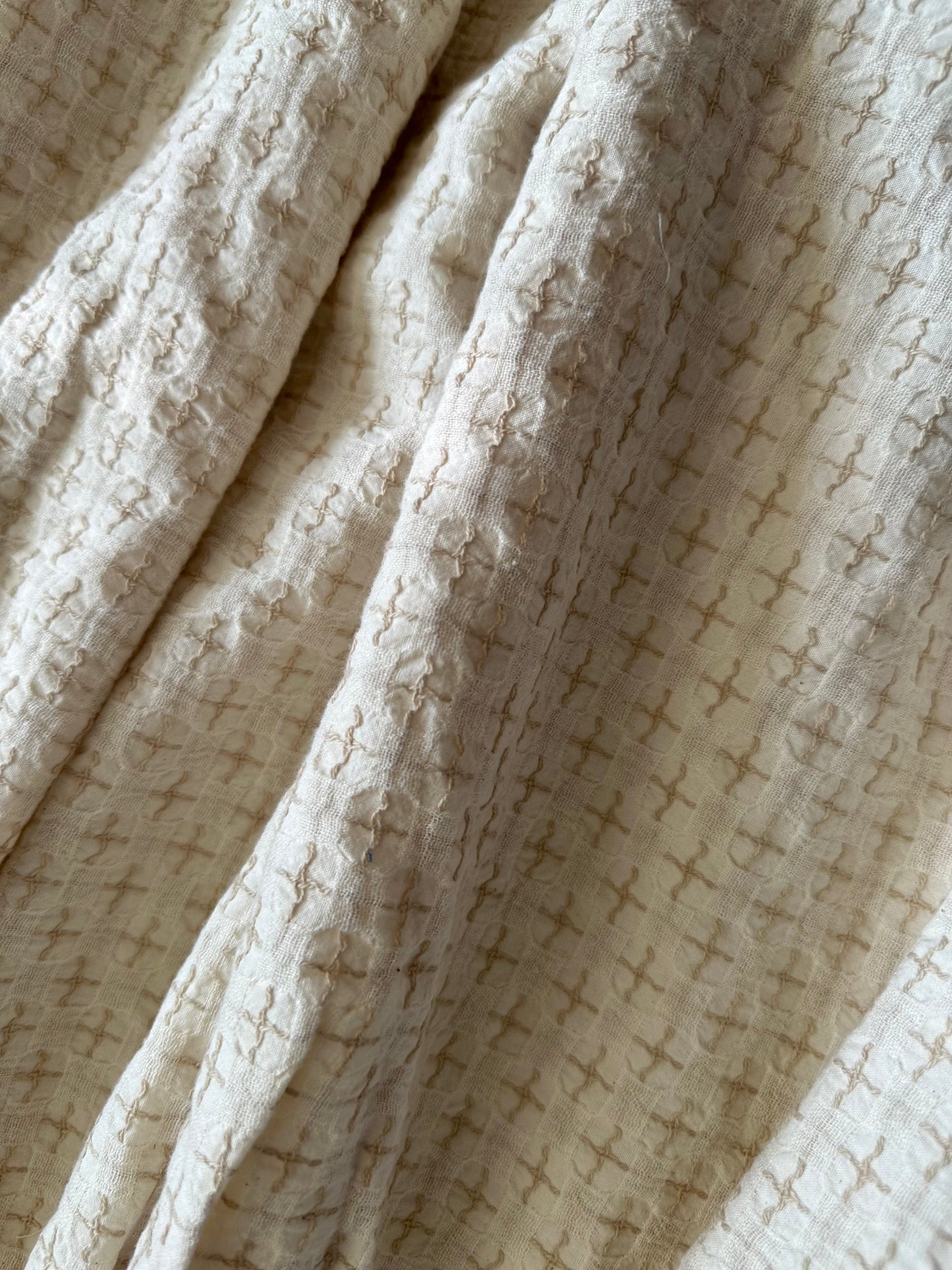 Postage Stamps quilt top Sauvie dress [OS]