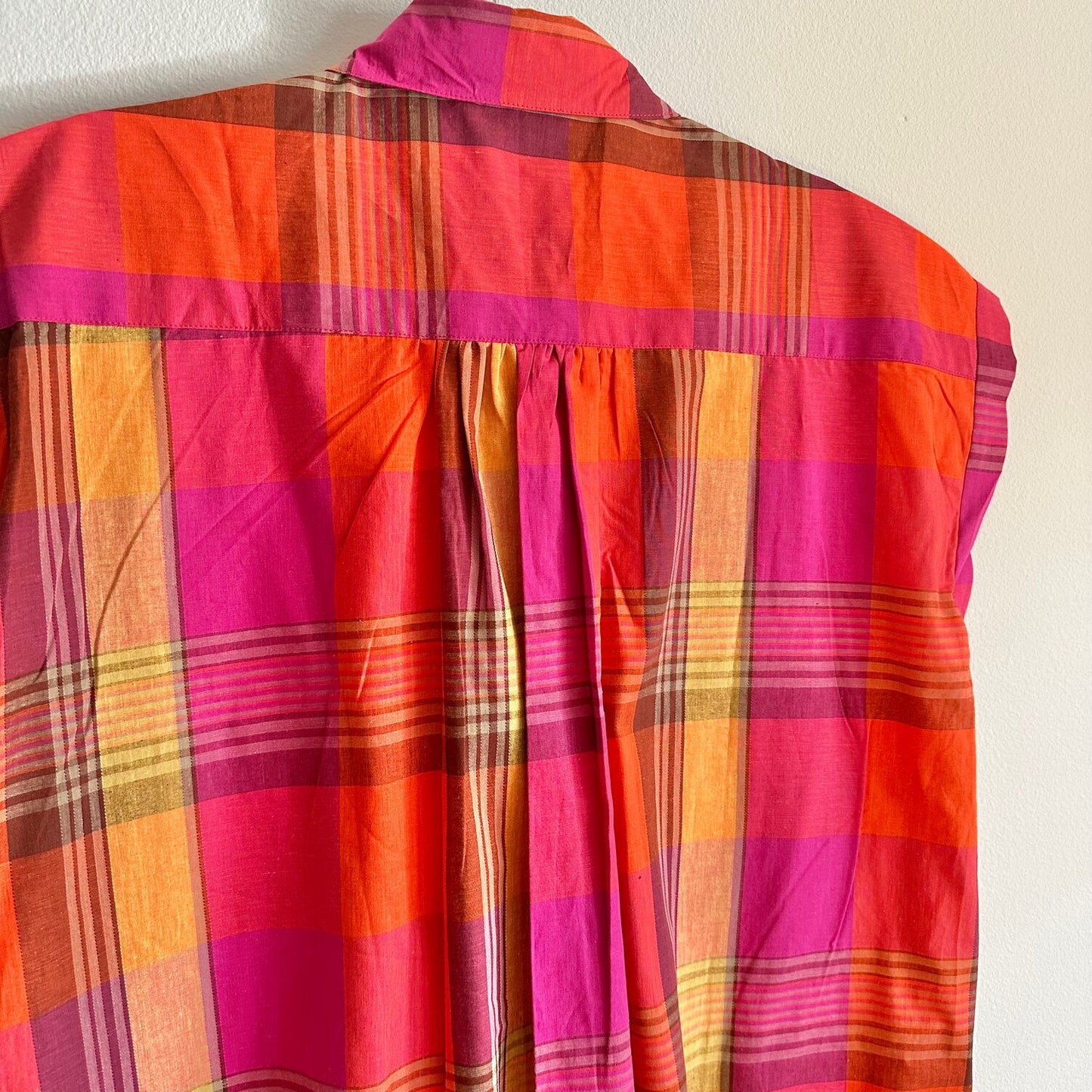 Willamette Vintage Madras Shirt Dress - SZ OSP2